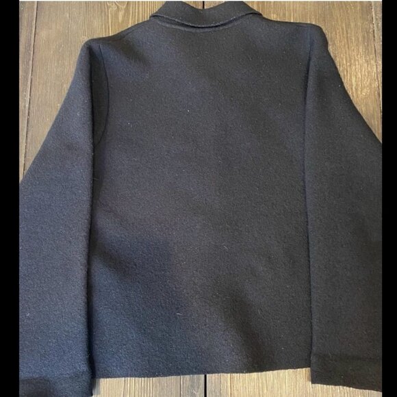 Eileen Fisher Wool Button Up Light Weight Jacket Sweater - Picture 3 of 7